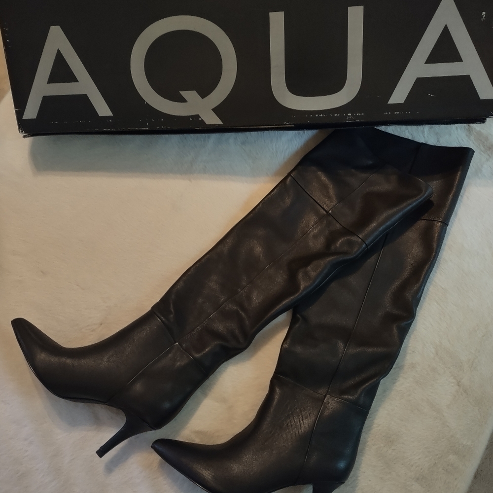 NEW AQUA Leather Boots - Make Offer